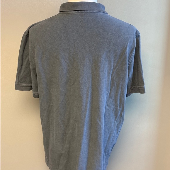 Lands’ End Polo Shirt XL Gray 100% Cotton Short Sleeve Pocket Casual - Picture 4 of 6